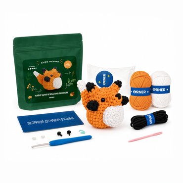 Crochet kit Fox: photo - ORNER