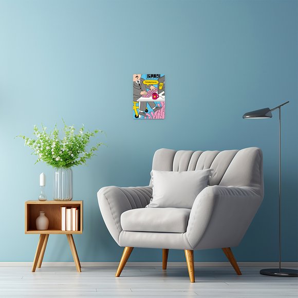 Wooden poster ORNER х MALIUNOK "Workaholic": Photo