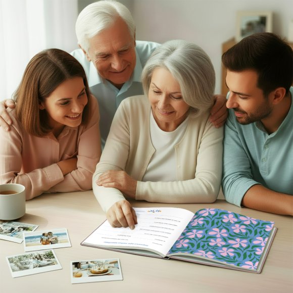 Book of memories "Stories of my grandmother" light: Photo