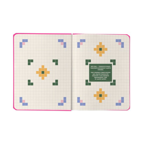 Планер «I HAVE NO PLAN AT ALL» розовый: Фото