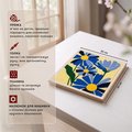 Punch needle kit "Blue Flowers": Photo 4