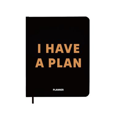 Планер «I HAVE A PLAN» чорний: фото - ORNER