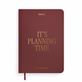 Daily planner "It’s planning time" burgundy