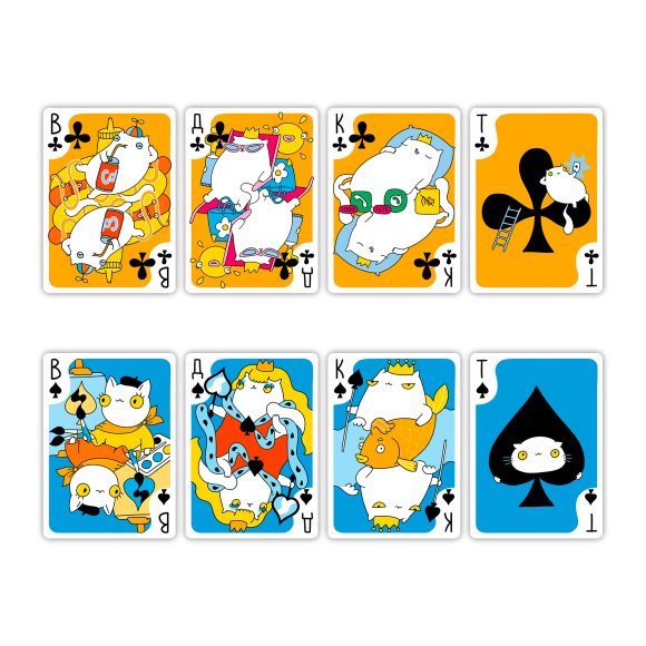 Playing cards "Cats": Photo