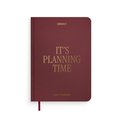 Daily planner "It’s planning time" burgundy: Photo