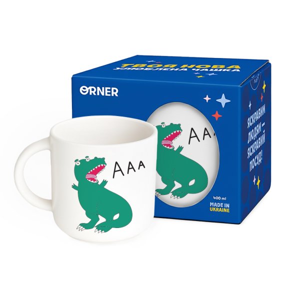 Чашка «Динозавр ААА»: Фото