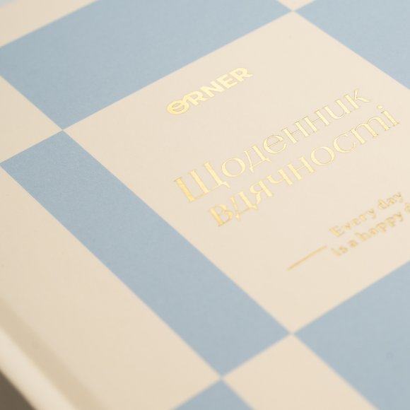 Дневник благодарности «Каждый день» голубой: Фото