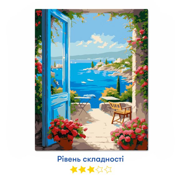 Painting by numbers "Lazure landscape": Photo