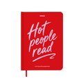 Дневник читательский «Hot people read» красный: Фото