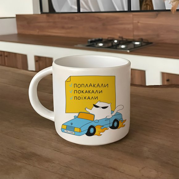 Cup "Business Cat": Photo