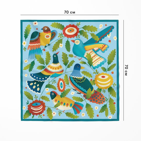 Платок «Щебет»: Фото