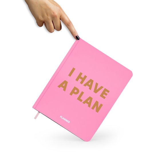 Планер «I HAVE A PLAN» розовый: Фото