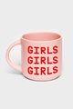 Чашка розовая «Girls»: Фото 3