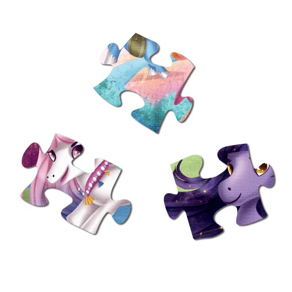 Kids puzzle Unicorns 88 elements: Photo