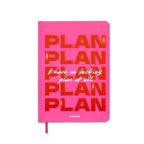 Mini Planner “I HAVE NO PLAN AT ALL mini” pink: Photo