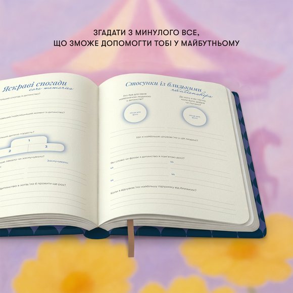 Дневник самозаботы «Время заботиться о себе» синий: Фото