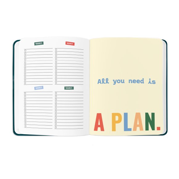 Planner I HAVE A PLAN green: Photo
