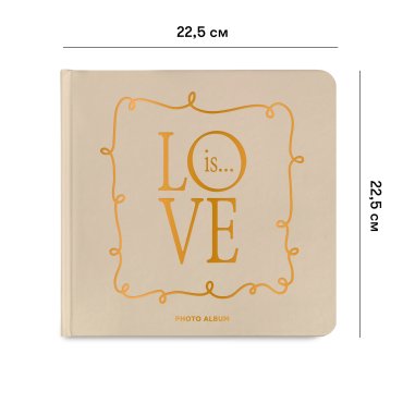 Фотоальбом «Love is...» бежевый: фото 2 - ORNER