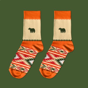 Socks West orange: photo 2 - ORNER