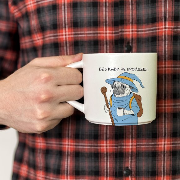 Чашка «Мопс-волшебник»: Фото