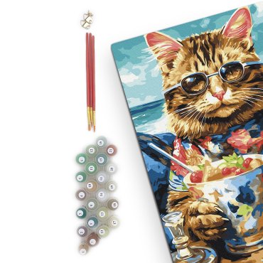 Painting by Numbers: Cat on Vacation: photo 2 - ORNER