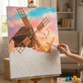 Paint by numbers "Ukrainian Windmills": Photo 6