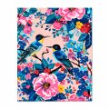 Painting by numbers "Birds in flowers": Photo