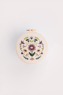 Набор для вышивания Ø160 мм «Цветочная симметрия»: Фото - ORNER