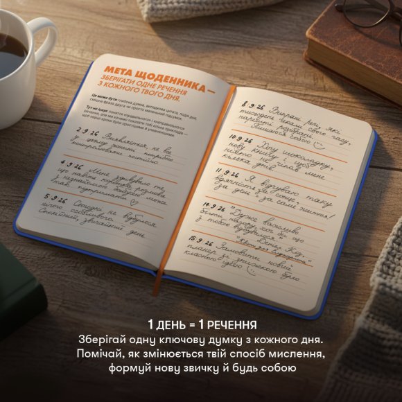 Diary for 3 years "My Thoughts Collection" blue: Photo