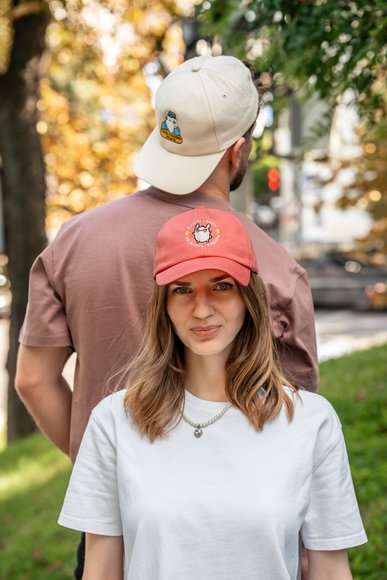 Cap ORNER x Maliunok "Bunny" pink: Photo