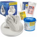 Set for creating a 3D model of hands "For two" in gift packaging: Photo