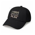 Cap "I HAVE ABSOLUTELY NO FUCKING PLAN" black: Photo