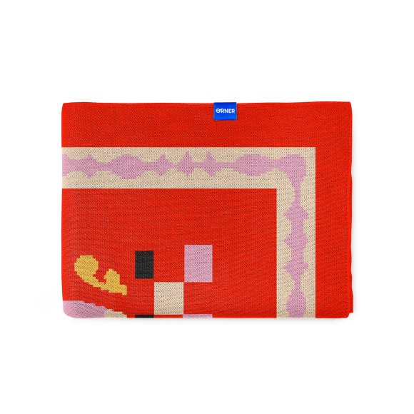 Плед «Дивосвіт» червоний: Фото