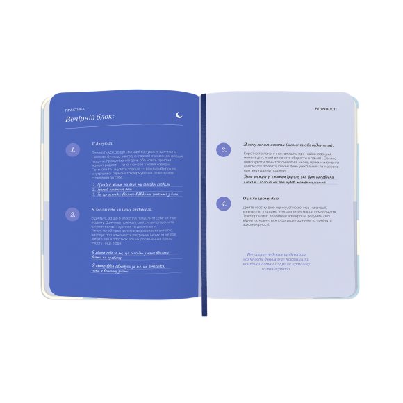 Дневник благодарности «Каждый день» голубой: Фото