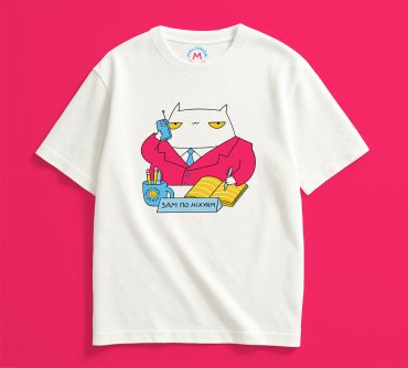 Oversized T-shirt ORNER x Maliunok “Deputy” dairy: photo 2 - ORNER