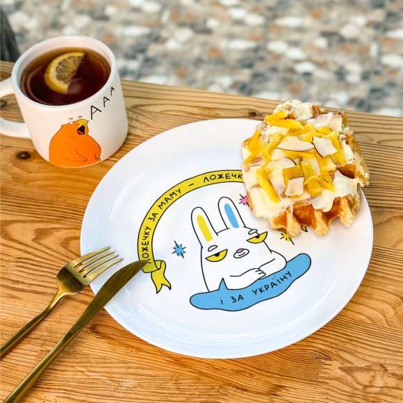 Plate ORNER х MALIUNOK Rabbit: Photo