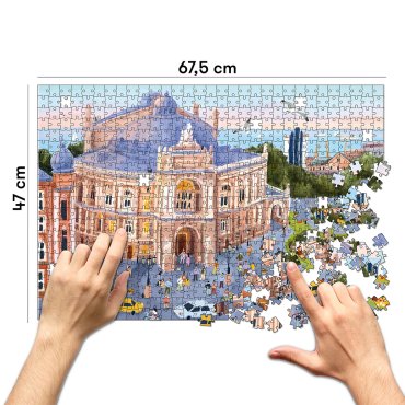 Puzzle Sunny Odesa 1000 elements: photo 2 - ORNER