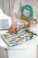 Vertical laptop case "Spring cats": Photo 8