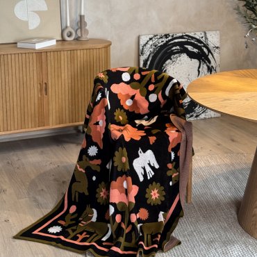 Плед «Гармония природы» темный: Фото - ORNER