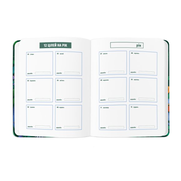 Планер «I HAVE A BRAVE PLAN» красочный темный: Фото