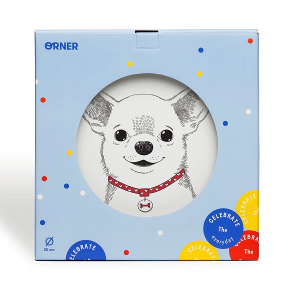 Тарелка «Чихуахуа-мальчик»: Фото