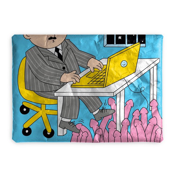Laptop case “Workaholic”: Photo