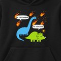 Oversized hoodie ORNER x MALIUNOK "Don’t worry" black: Photo 3