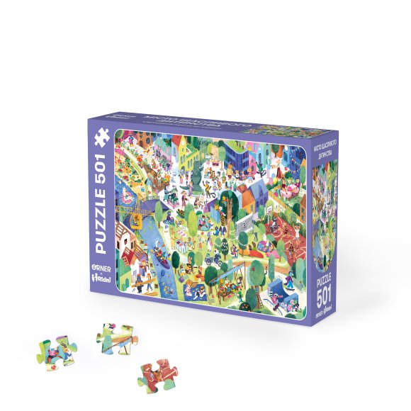 Charity puzzle ORNER x Ridni Charity Foundation "City of Happy Childhood" 500 elements: Photo