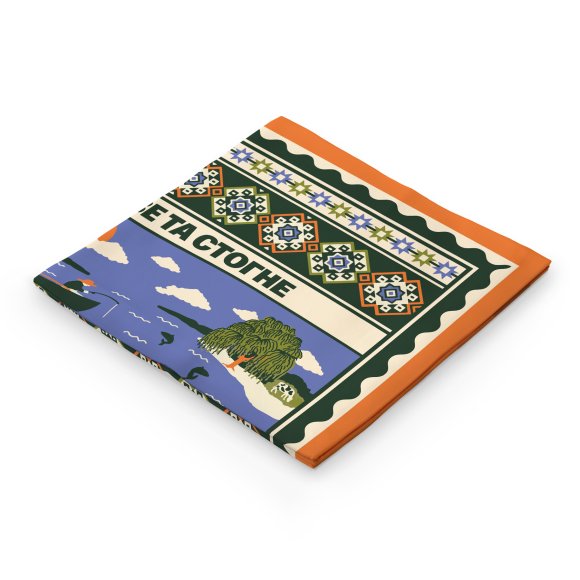 Scarf "Center of Ukraine": Photo