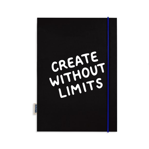 Скетчбук «Create without limits» черный: Фото