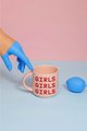Чашка розовая «Girls»: Фото 4