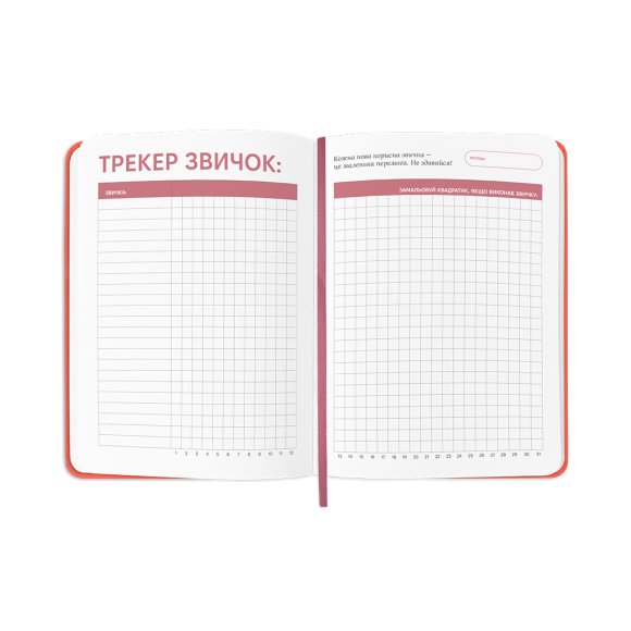 Планер-дневник «Мои ежедневные планы» красный: Фото