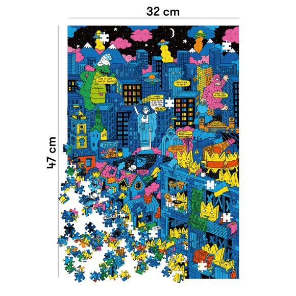 Благотворительный пазл ORNER х YASNO «Как украинцы с отключением света боролись‎»: Фото