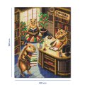 Алмазна мозаїка «Капібари в книгарні»: Фото 3